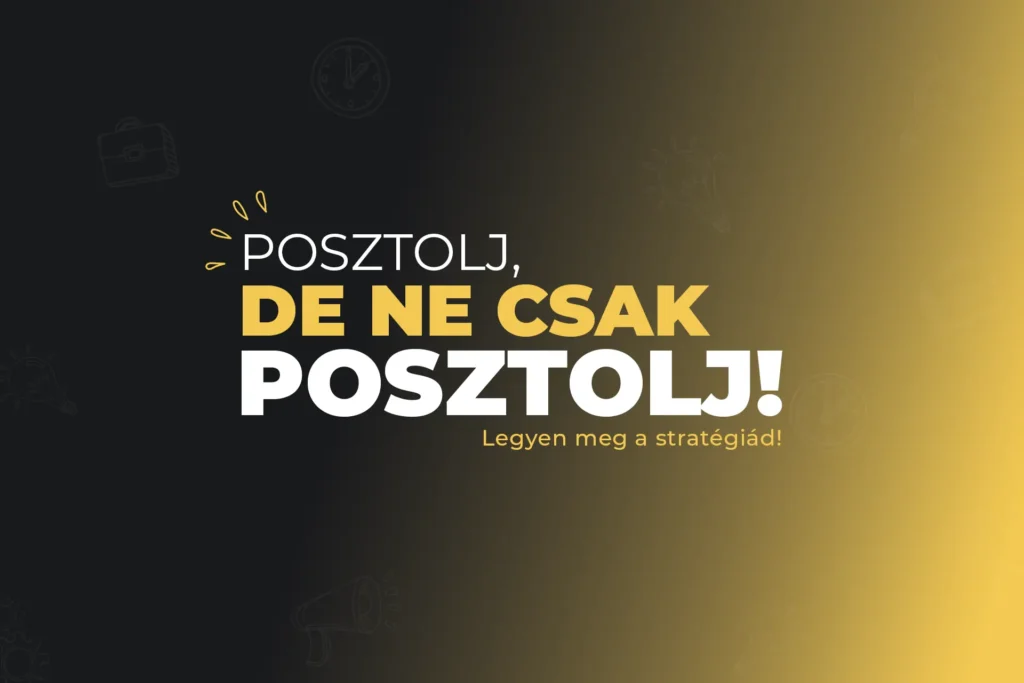 Social Média Stratégia banner kép
