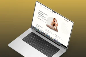 ST Pilates Studio weboldalának főoldala